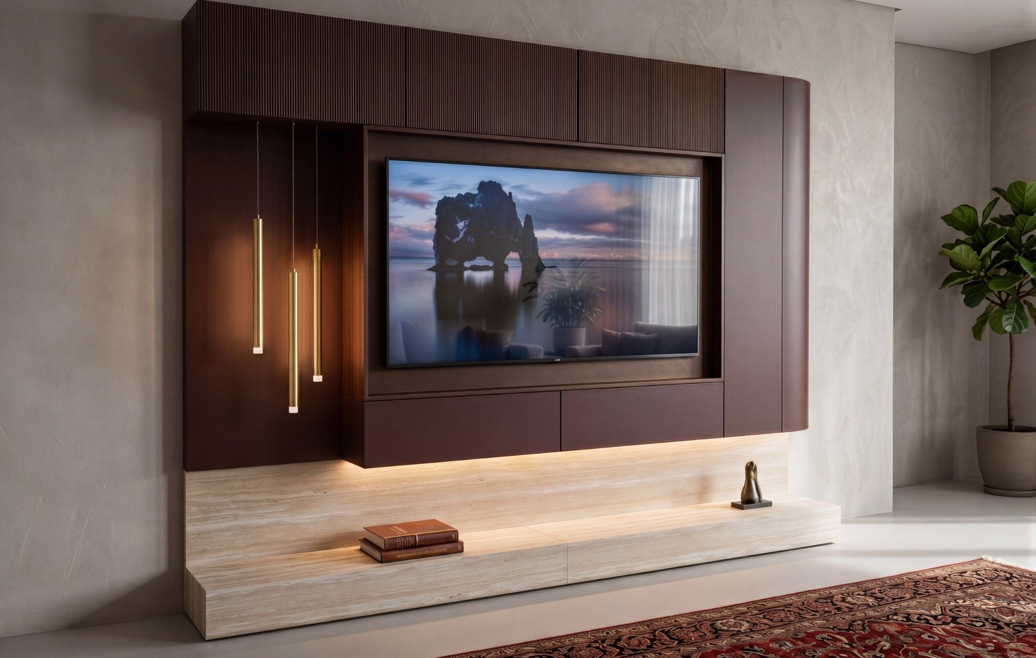 Custom TV Wall Unit
